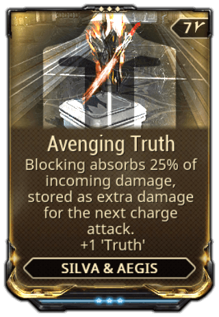 Avenging Truth - Buy and Sell orders Warframe Market