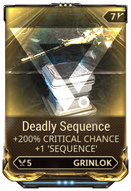 Deadly Sequence - Buy and Sell orders | Warframe Market