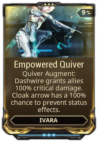 Empowered Quiver - Buy and Sell orders | Warframe Market