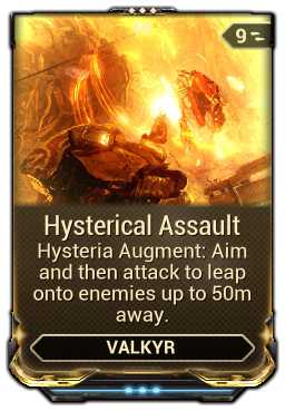 Hysterical Assault - Buy and Sell orders | Warframe Market