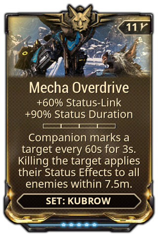 値下げ中）MECHA OVERDRIVE / DISTORTION Mecha Overdrive - Buy and Sell orders | Warframe Market